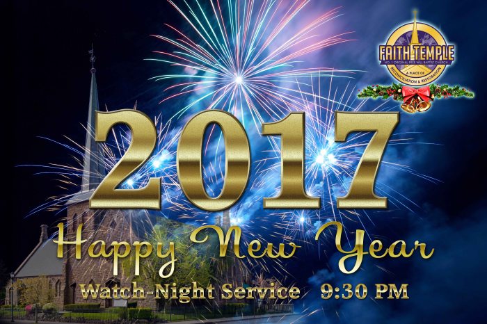 Faith Temple Happy New Year 2017 for FB